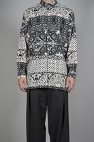 Camasa Imprimeu Regular-Fit, vedere detaliata din fata, marime XS S M L XL