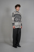 Camasa Imprimeu Regular-Fit, vedere din diagonala, marime XS S M L XL