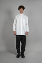 Camasa alba Relaxed-Fit, vedere din fata, marime XS S M L XL