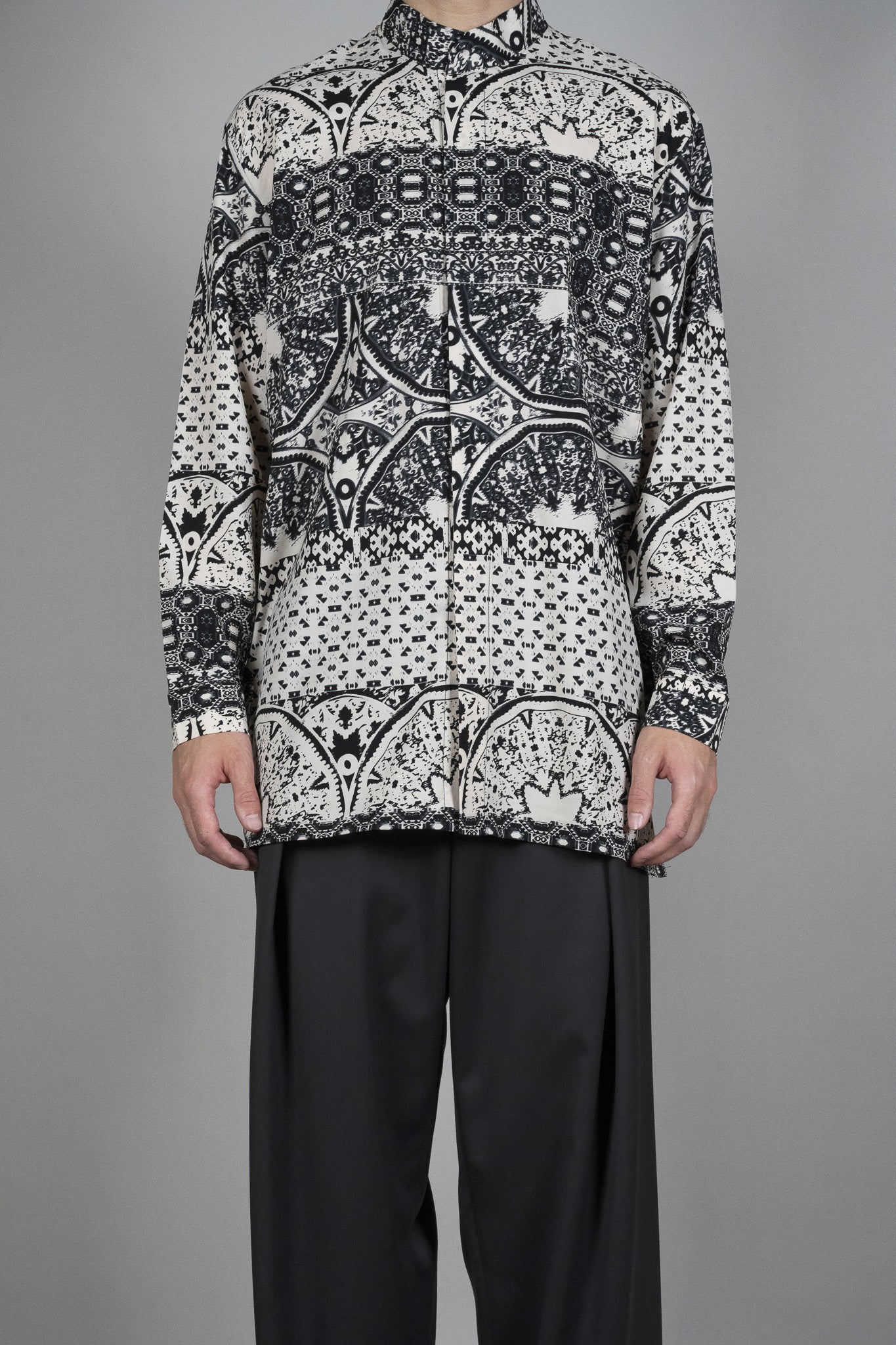 Camasa Imprimeu Regular-Fit, vedere detaliata din fata, marime XS S M L XL